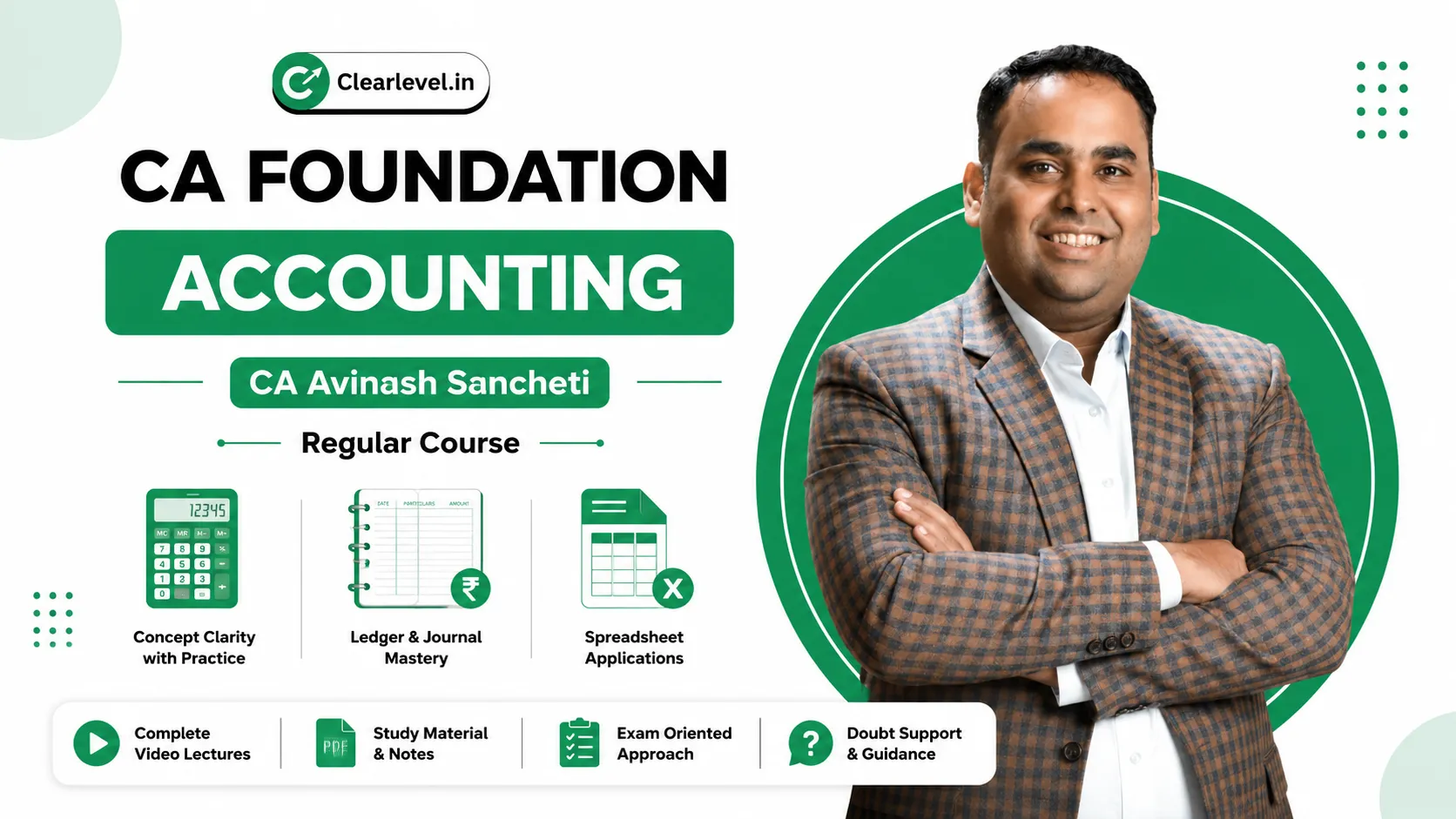 CA Foundation Accounting - Regular Course
