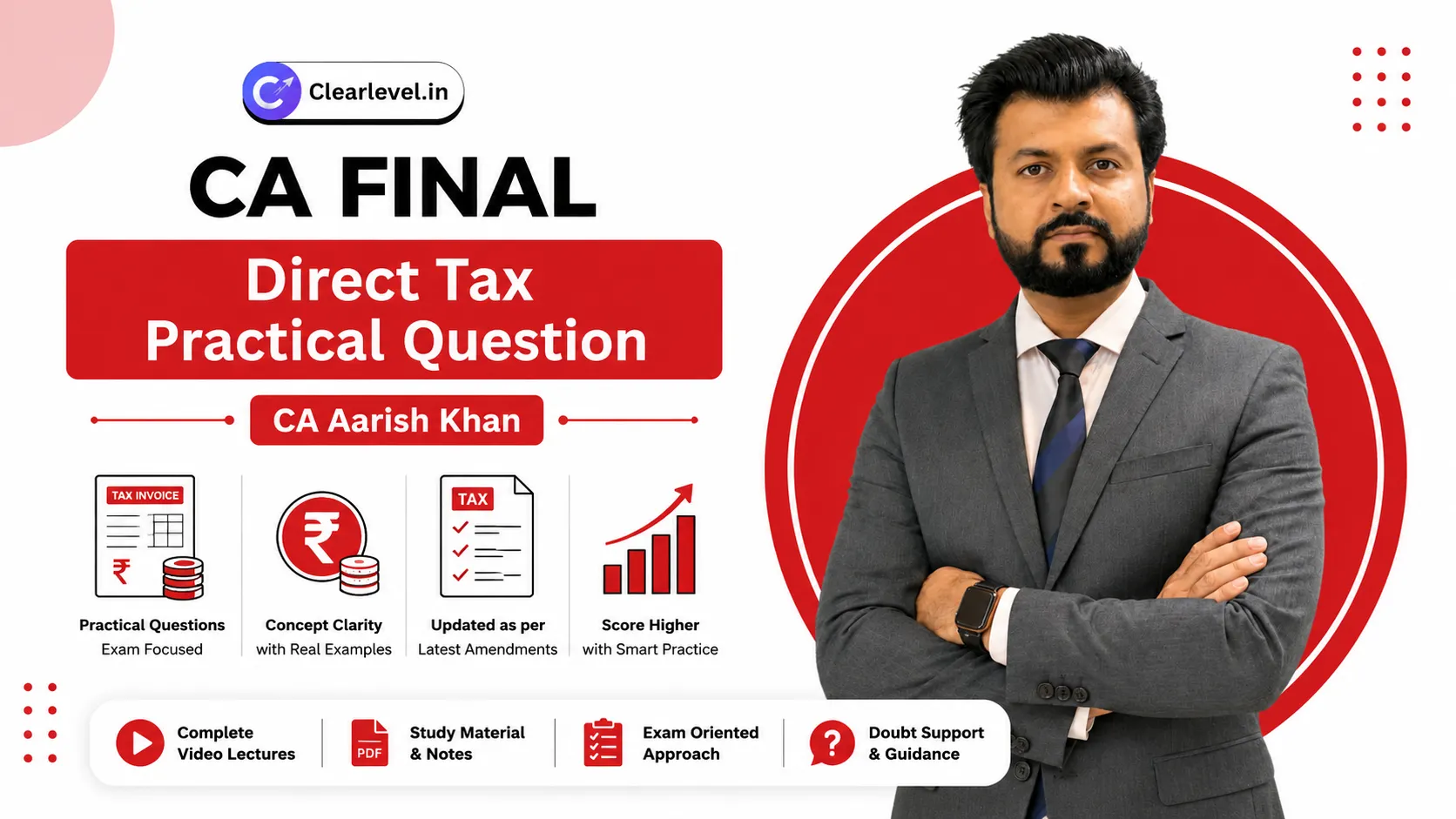 CA/CMA Final Direct Tax Practical Question Batch By Aarish Khan