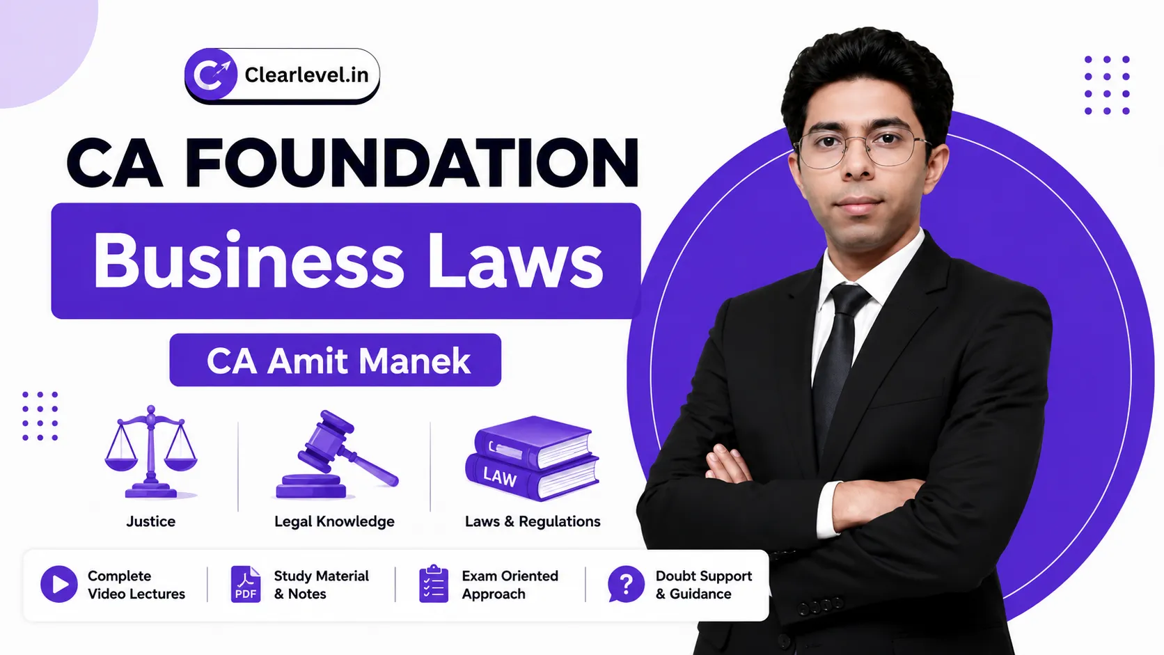 CA Foundation Business Laws By CA Amit Manek