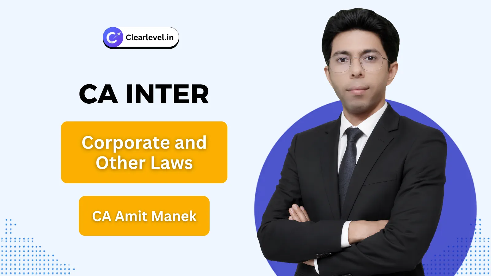 CA Inter Corporate and Other Laws Regular By CA Amit Manek