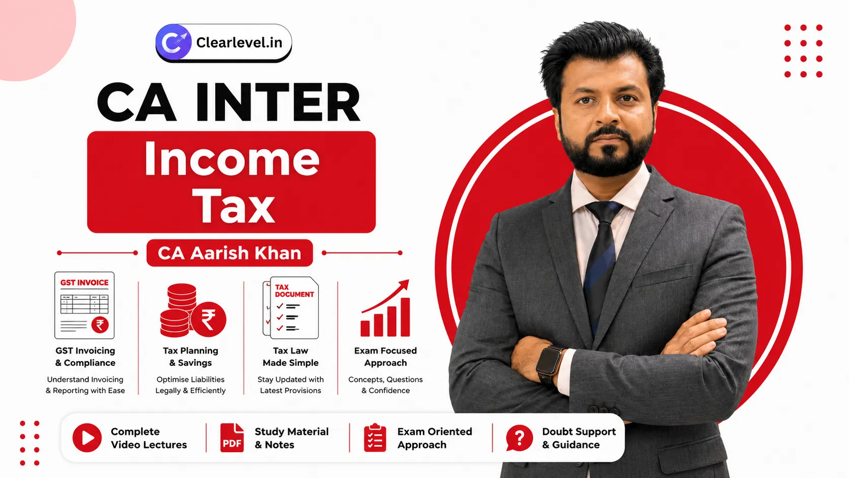 CA/CMA Intermediate Income Tax Regular By Aarish Khan