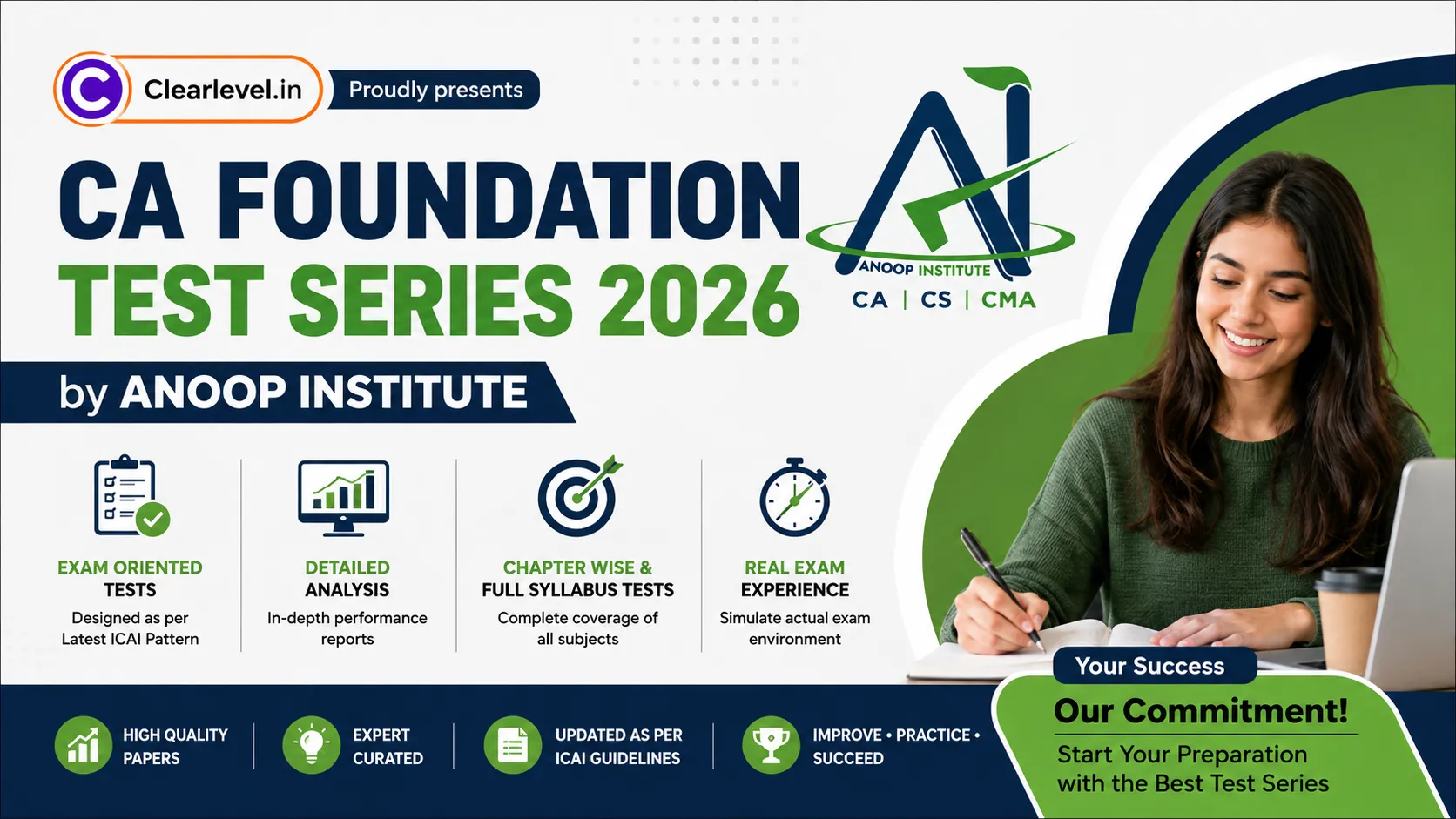 CA Foundation Test Series 2026 by Anoop Institute