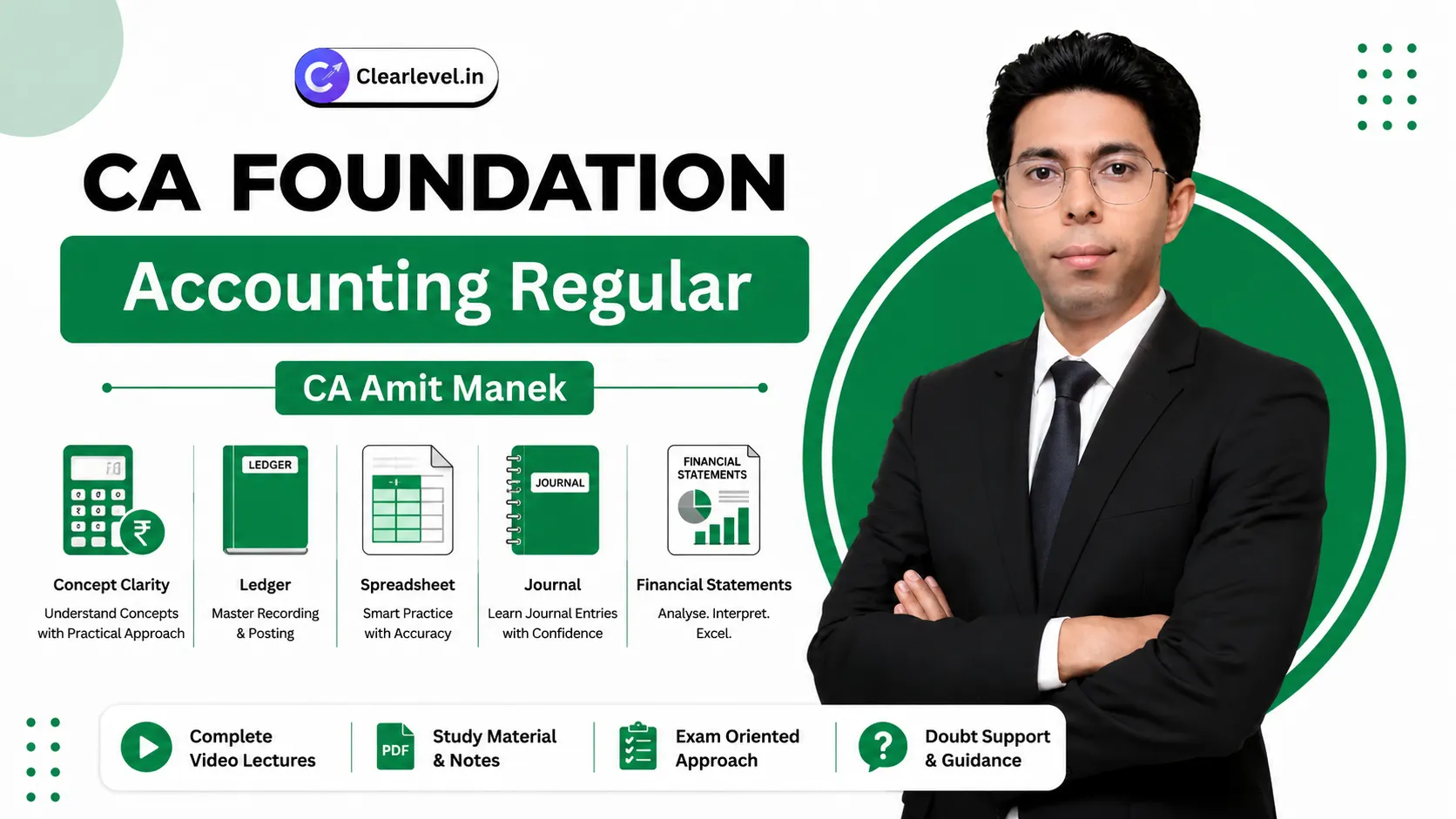CA Foundation Accounting Regular By CA Amit Manek