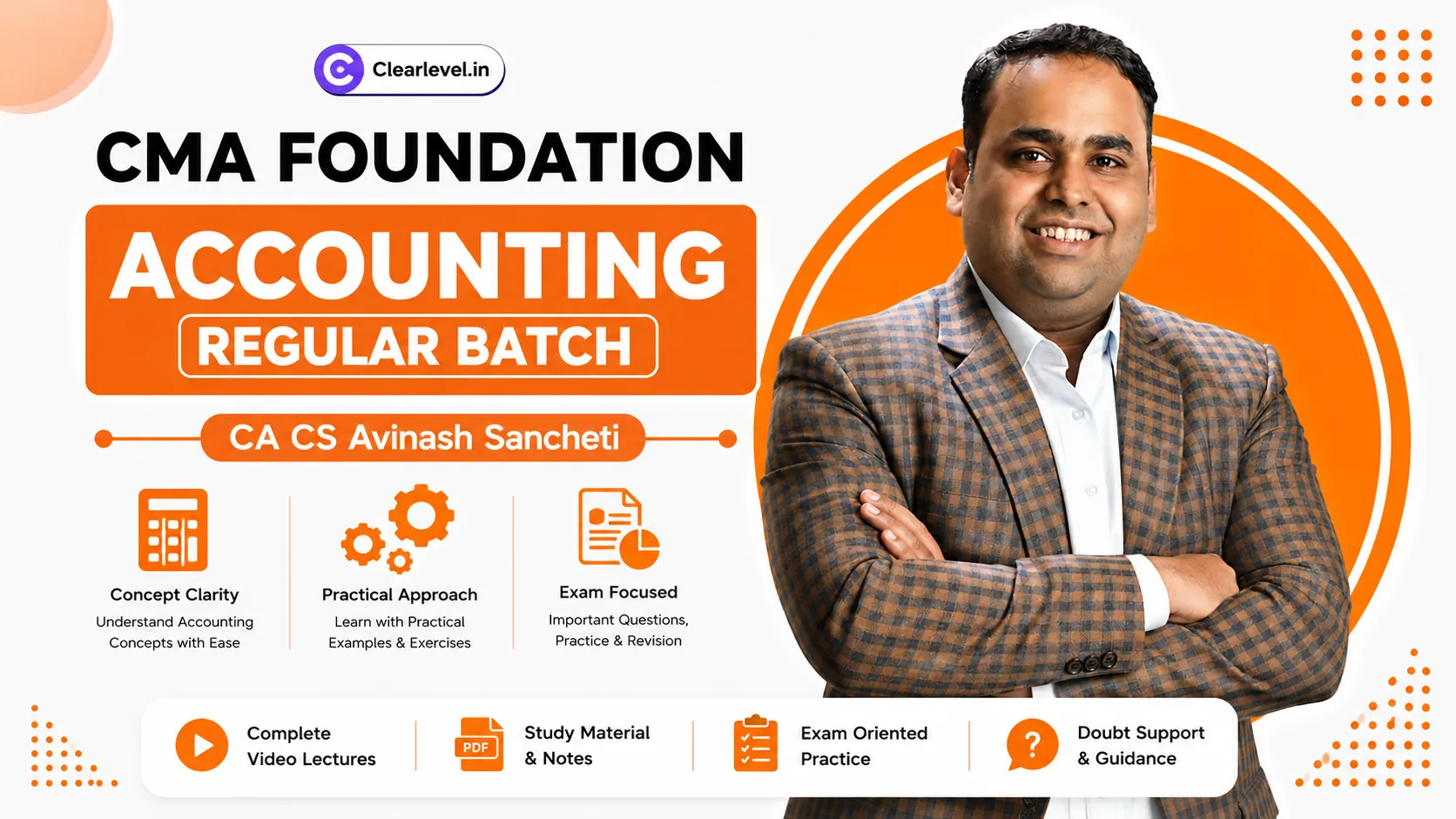 CMA Foundation Accounting – Regular Batch By CA CS Avinash Sancheti