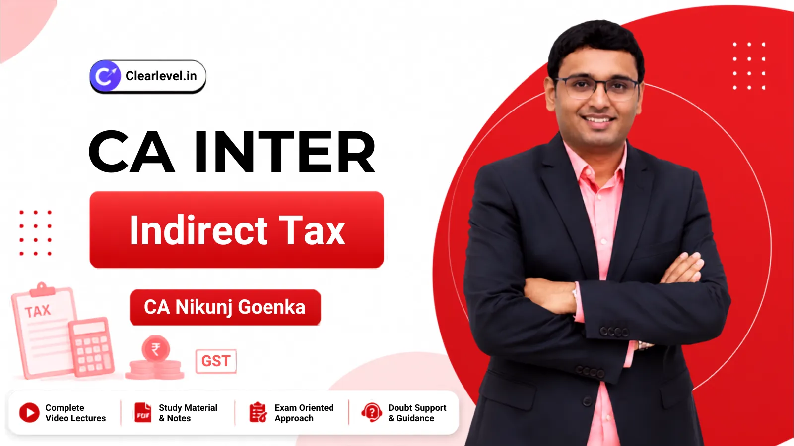 CA Inter Indirect Tax Sept 2026 By CA Nikunj Goenka