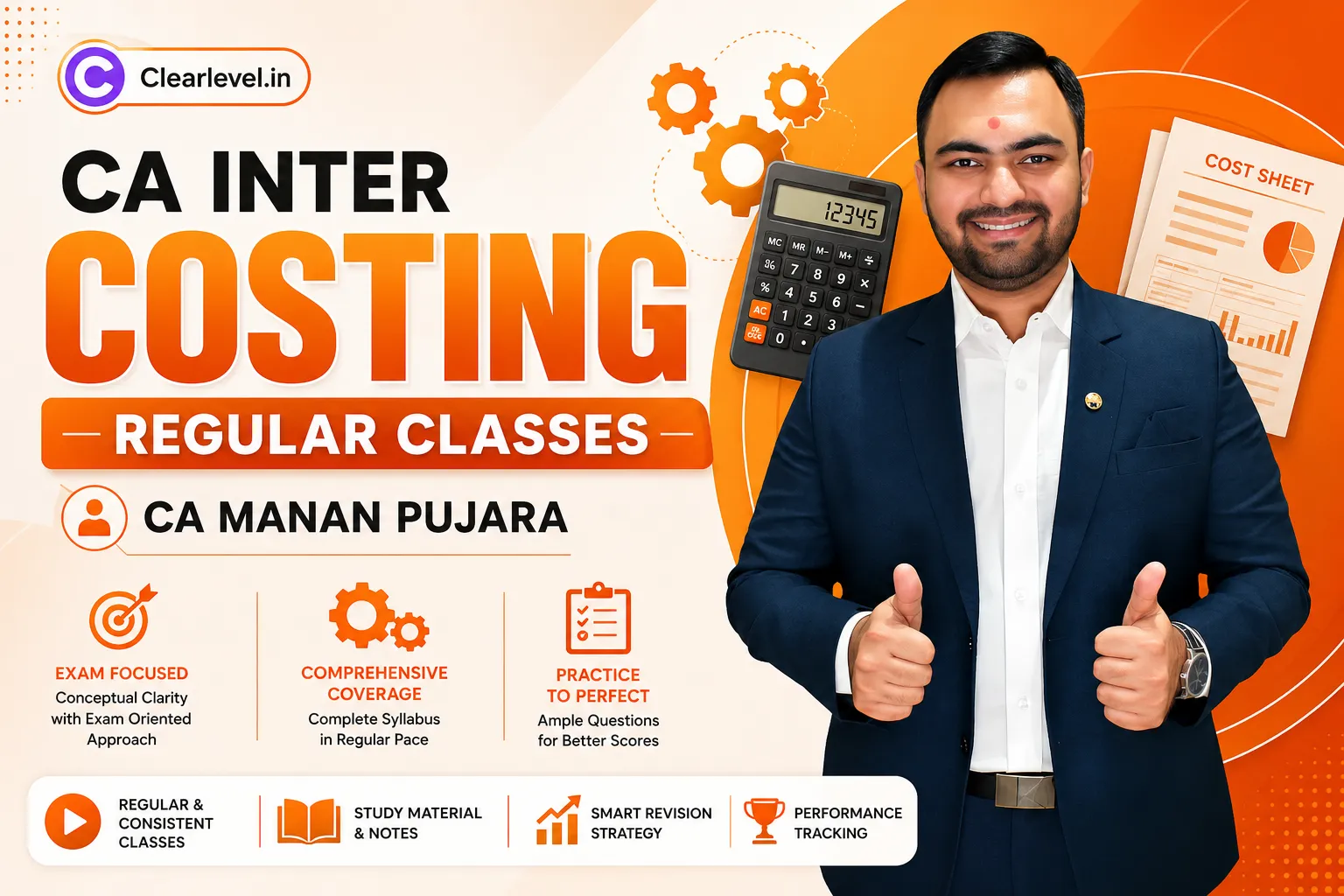 CA Inter Costing Regular By CA Manan Pujara