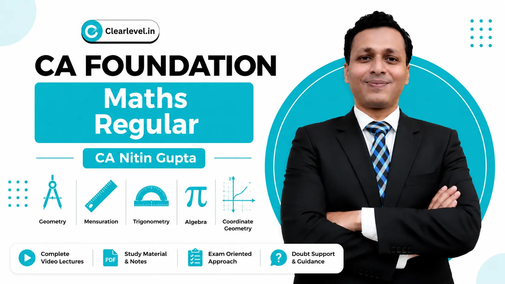 CA Foundation Maths Regular Batch by CA Nitin Gupta