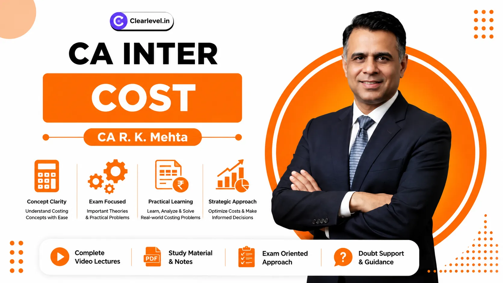 COST (Attempts – SEP 2026/JAN 2027 EXAMS) By CA R.K. Mehta
