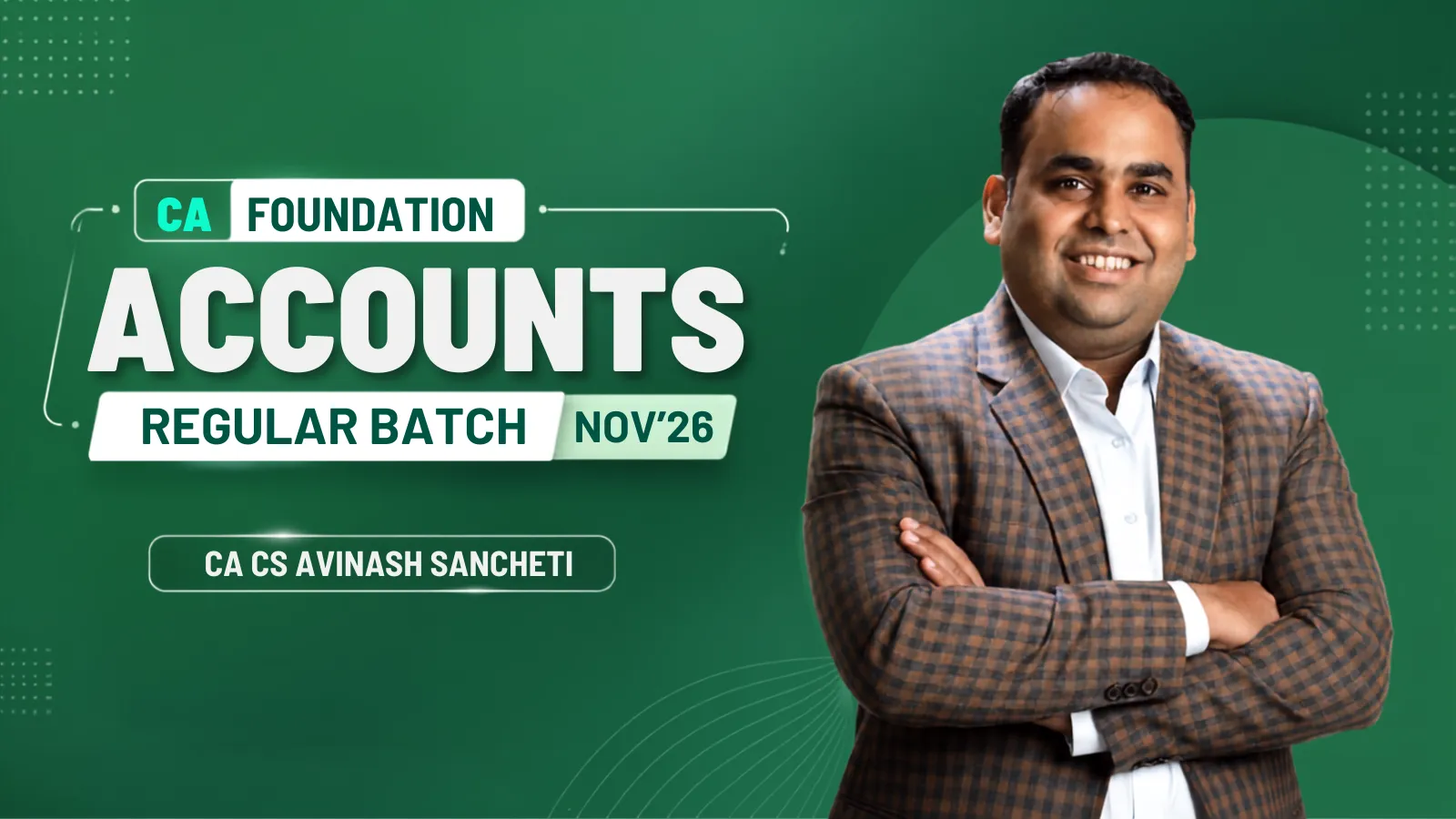 CA Foundation Accounting - Regular Course