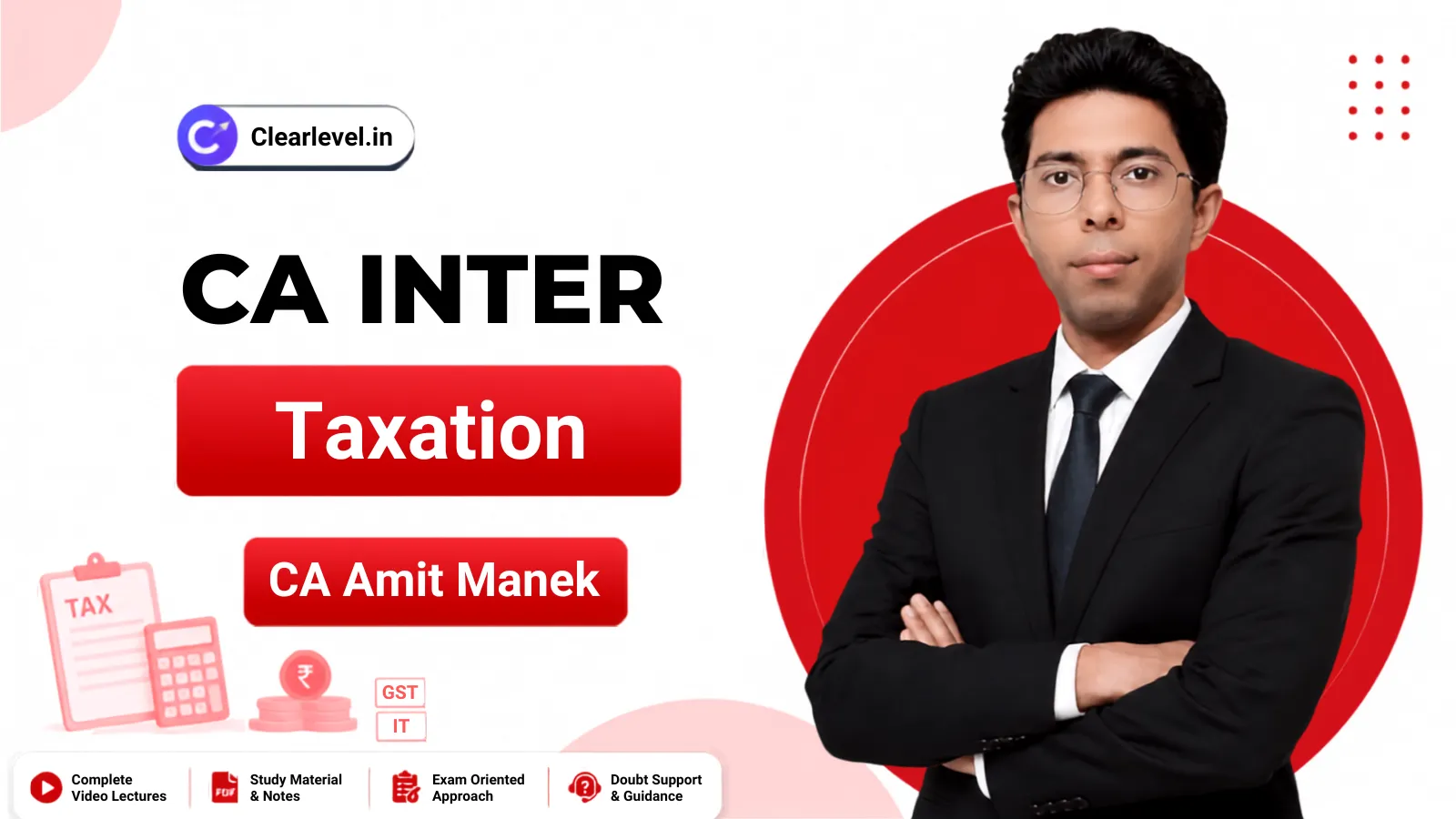 CA Inter Taxation Regular By CA Amit Manek