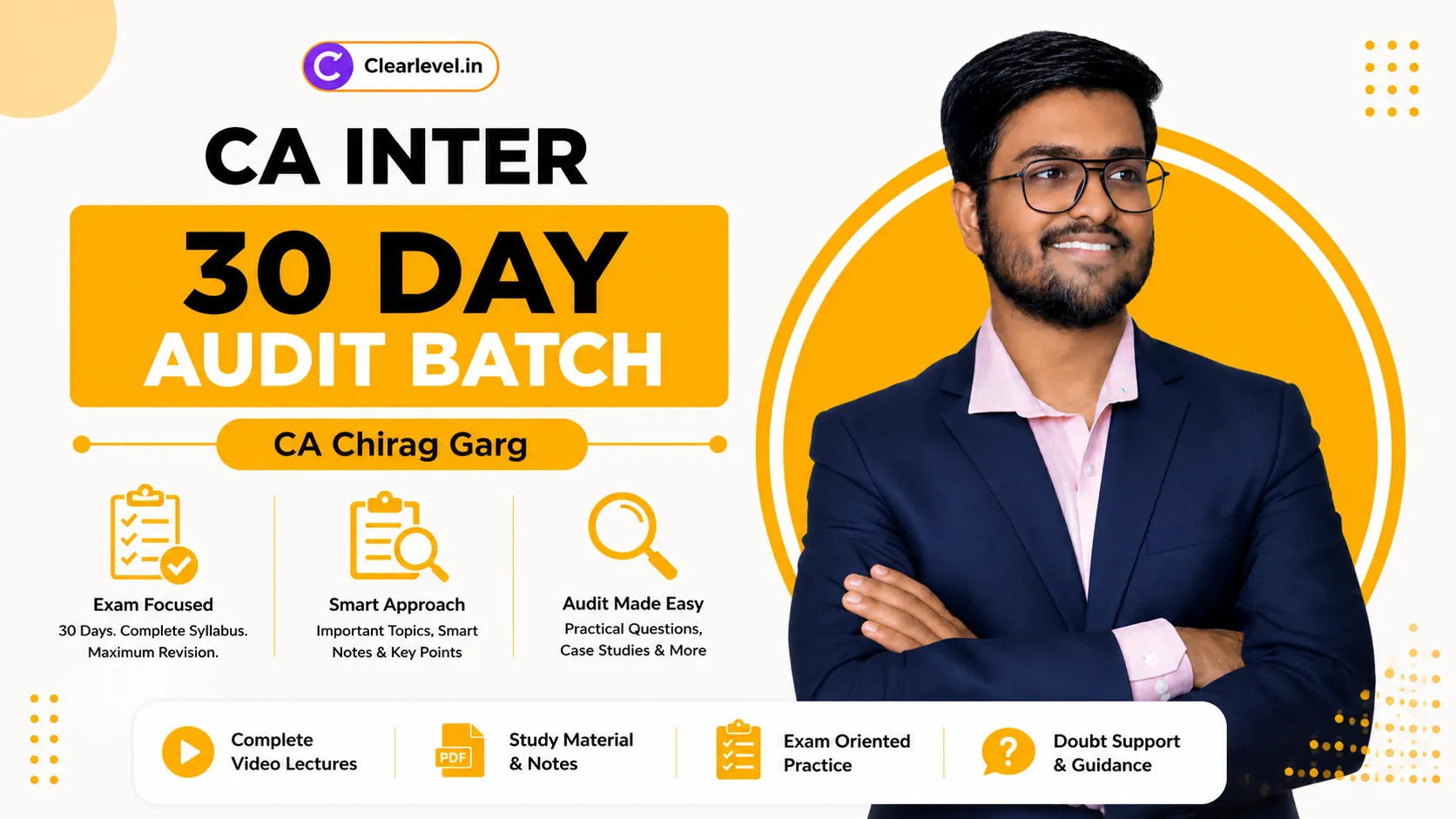 30 Day Audit Batch (Exam Oriented) By CA Chirag Garg