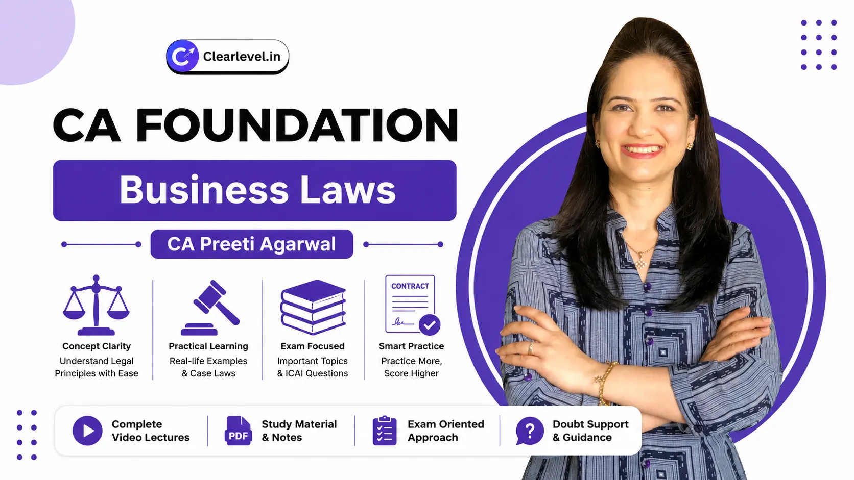 CA Foundation Business Laws (New Syllabus) By Preeti Agarwal